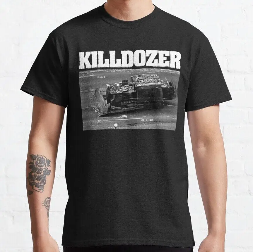 NWT Funny Killdozer Classic Unisex T-Shirt  High Quality 100%Cotton Short Sleeve