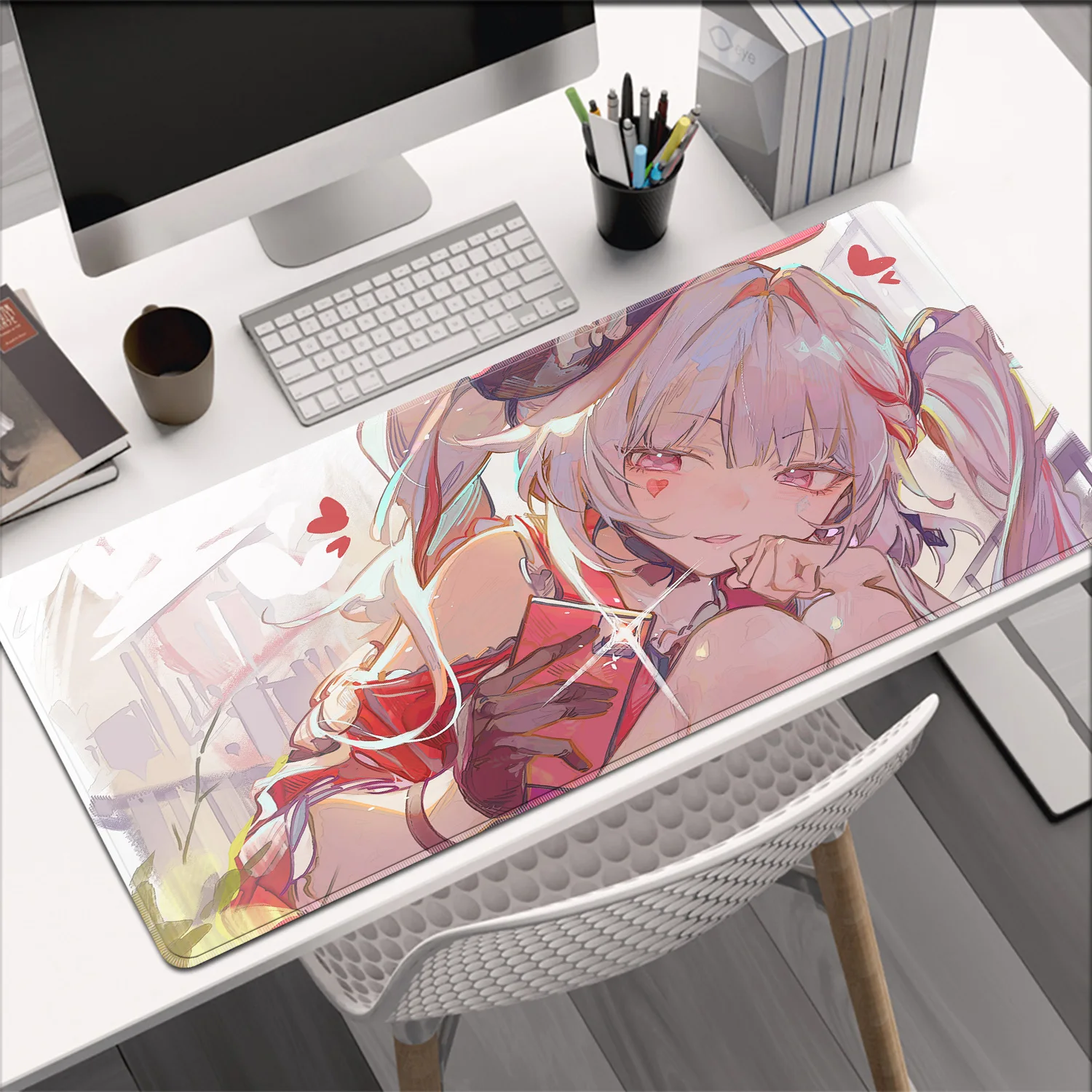 Honkai Star Rail Sparxie Rubber Large Mouse Pad Gamer Extended Desk Mat Carpet Computer Mousepad Gaming Laptop Keyboard Mat
