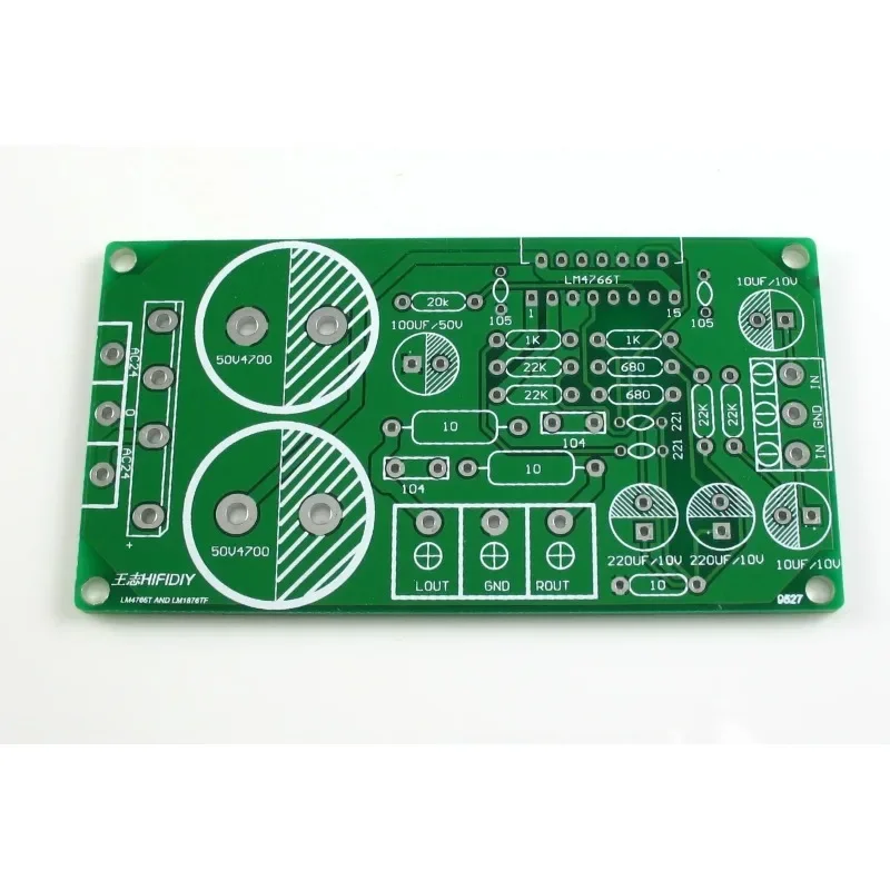 Nvarcher Dual Channel LM4766 T เครื่องขยายเสียงชิ้นส่วนหลวม 50W * 2 พร้อมวงจรเรียงกระแสกรอง Capacito