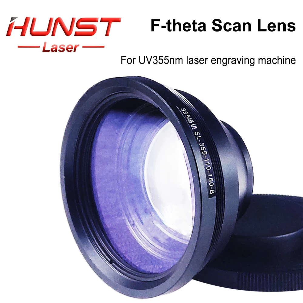 Hunst F-Theta 355nm UV Laser Scan Lens 110X110mm 200X200mm 300X300mm Field Mirror for UV Laser Engraving Machine