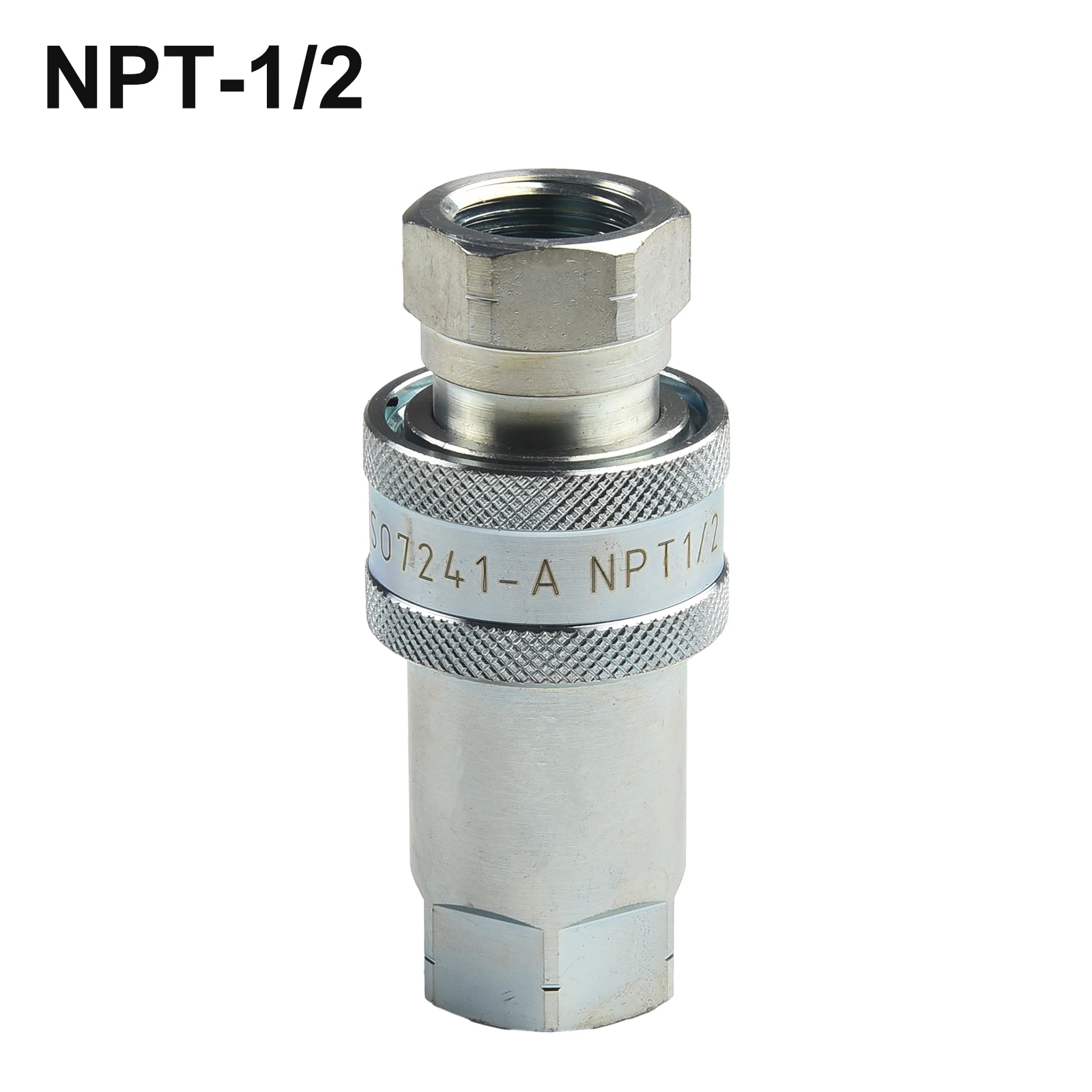 1pc ISO7241-A Quick Release Fitting NPT ISO A Hydraulic Coupling Connector 1/4