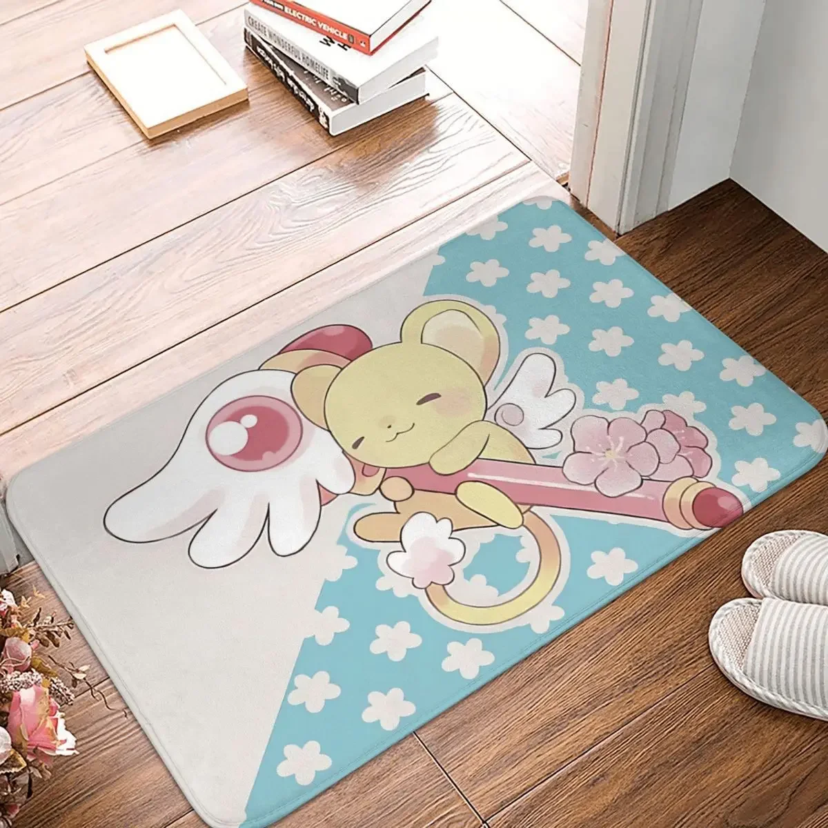 Cardcaptor Sakura Anime Non-slip Doormat Bath Mat Kero And DreamStaff Floor Carpet Entrance Door Rug Indoor Decorative