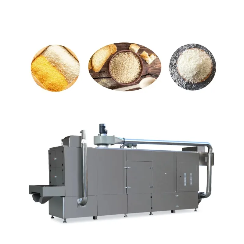 Bread Crumbs Production Line 500kg/h Panko Making Machine for Commercial Food Factory Custom