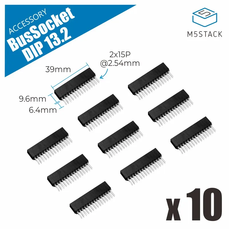 

Комплект расширения шины M5Stack BUS Socket 13.2 M-BUS (2x15P)