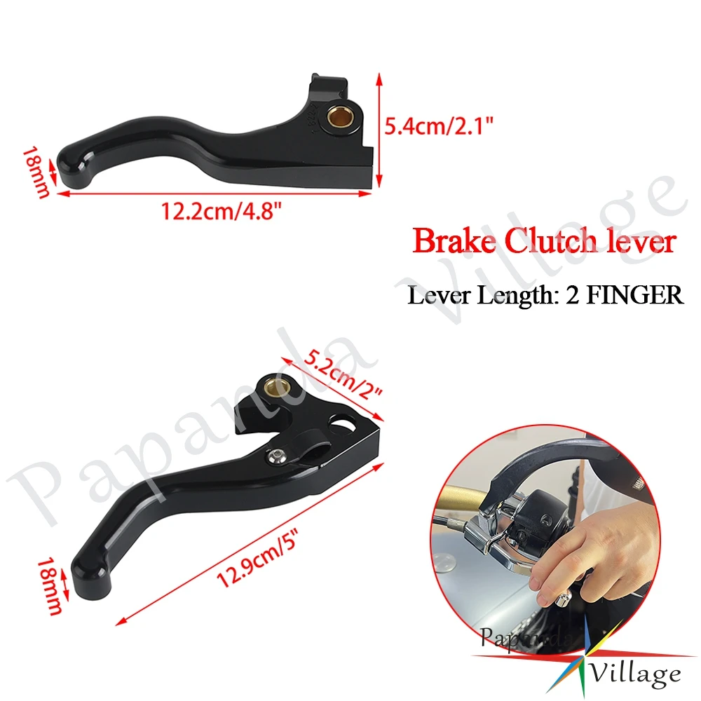 Moto Brake Clutch Hand Control Lever For Harley Sportster XL1200V XL1200T XL1200CA CP XL1200CP Short 3Finger Handle Clutch Lever