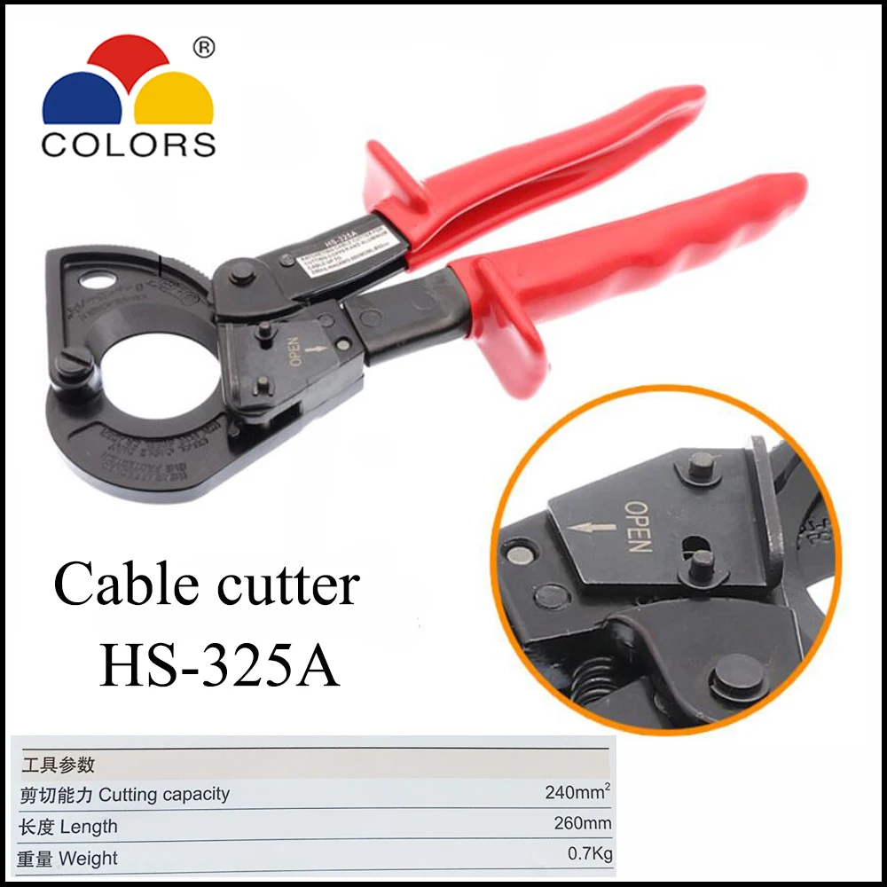 HX-10 pliers ratchet terminal crimping Tool Non-insulated terminal (hexagonal type)15-7AWG 1.5-10mm2