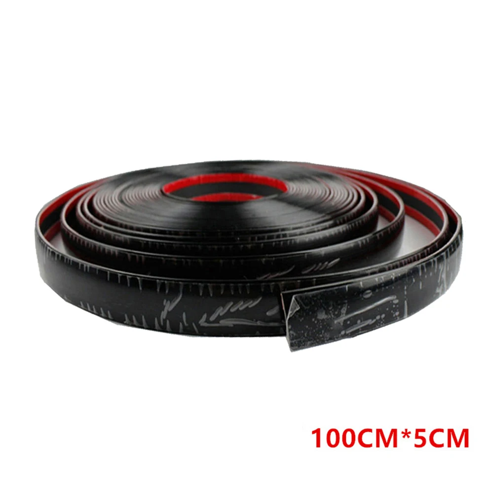 Black Anti-collision Strip Car Car Door Decorate Molding Parts Protect SUVs Side Tailgate Accessories  Black Anti-collision