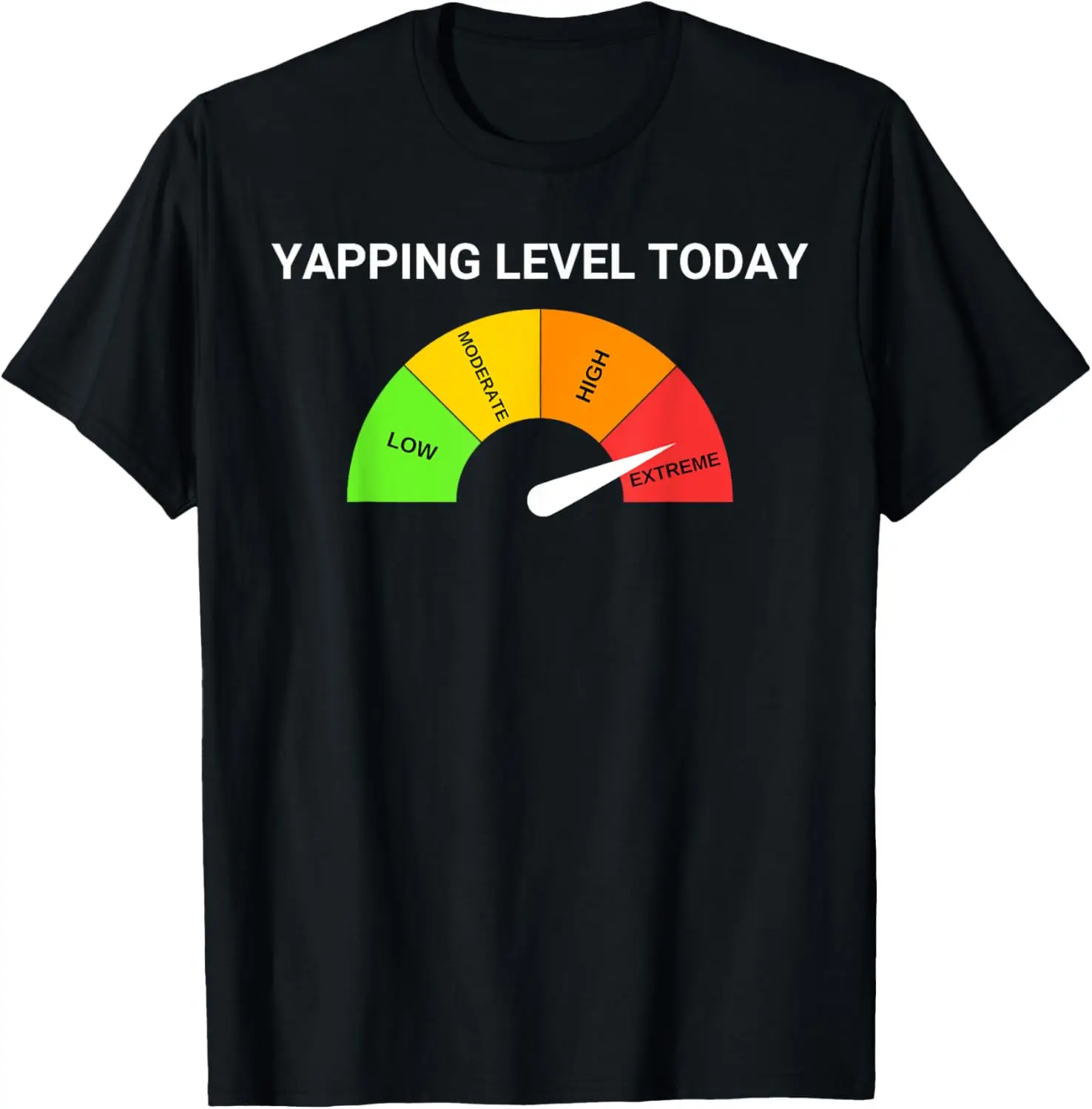 

Yapping Level Today Certified Yapper Sarcastic T-Shirt,100% cotton