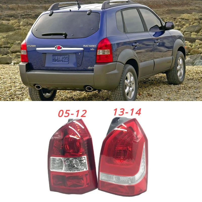 

Автомобильные аксессуары для Hyundai Tucson 2005-2014, задний фонарь в сборе, стоп-сигналы, указатели поворота, стояночные огни, оригинальная задняя фара