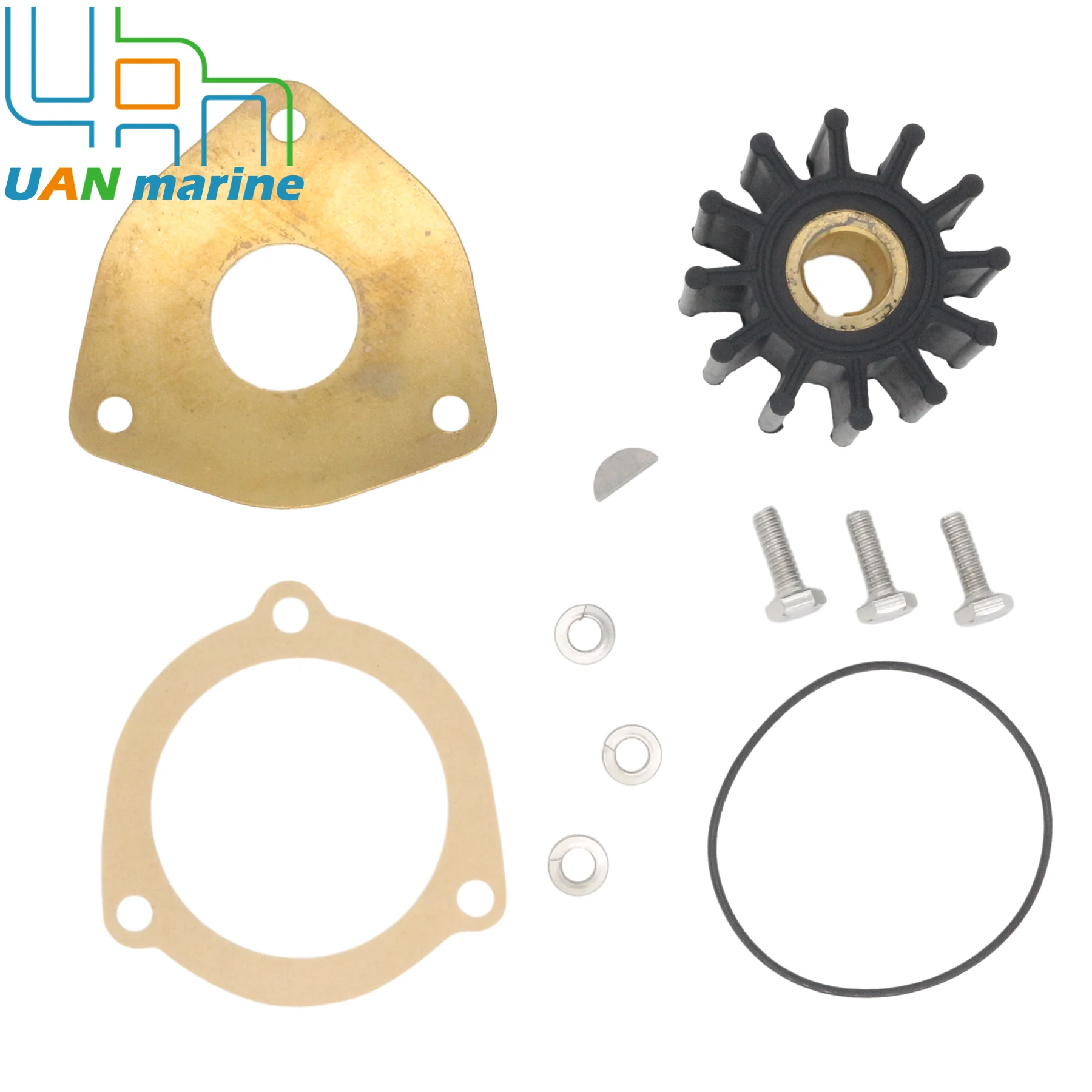 

Sea Water Pump Repair Kit with End Wear Plate For Sherwood 23979 G1 G2 G15 G20 G21 G22 G30-2B G9901 G9902 G9903