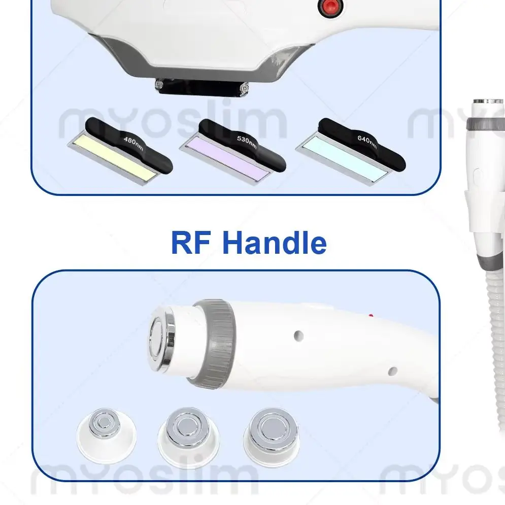 IPL Skin Rejuvenation  4-in-1 Diode Laser Hair 10-Bar 5000W FAC Removal Machine Pico Tattoo Removal  RF Anti-Aging Beauty Device