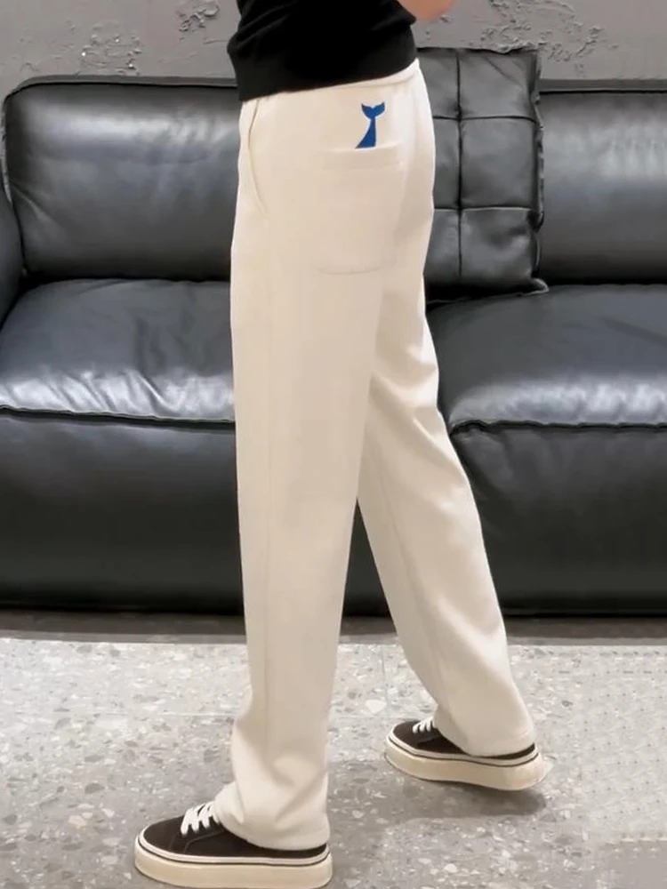 

Высококачественные мужские повседневные брюки прямого кроя, удобные деловые брюки, модные универсальные брюки для весны и осени