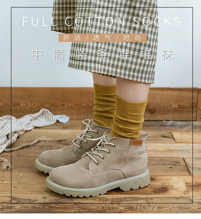 Feinwollsocken, Winterdick gestrickte, knöchelfreie Wadensocken, lange Beinwärmer für Stiefel, Wadensocken mit Futter – Detail 31