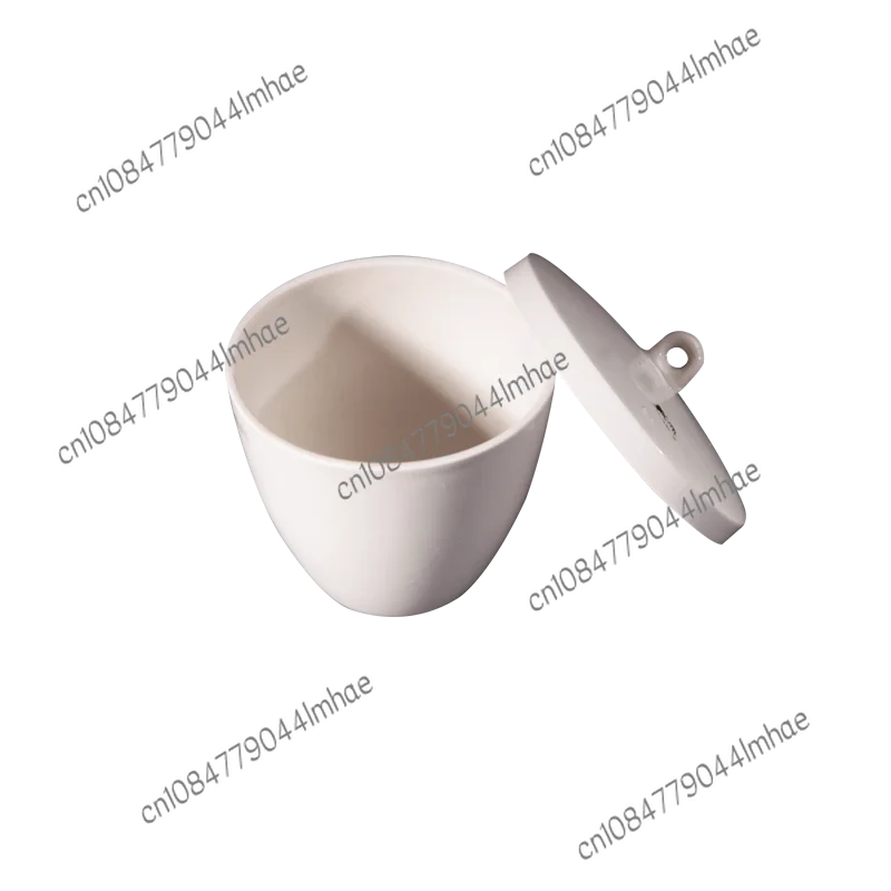 Ceramic Crucible Medium Porcelain Crucible with Lid 5/10/15/25/50/70/100/200