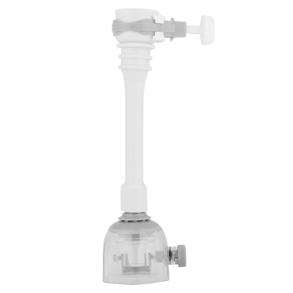 ABS + PP + TPR Faucet Extender Gray Rotatable Extension Faucet Water Saving Splash Proof Faucet Nozzle Kitchen Bathroom