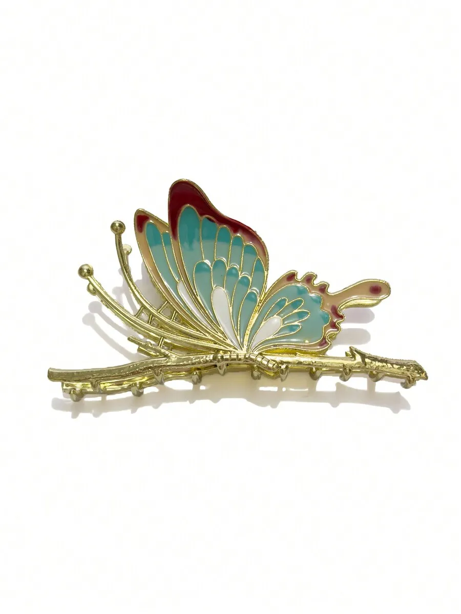 

Butterfly Design Hair Claw Clip For Women Daily Street Style Accessories