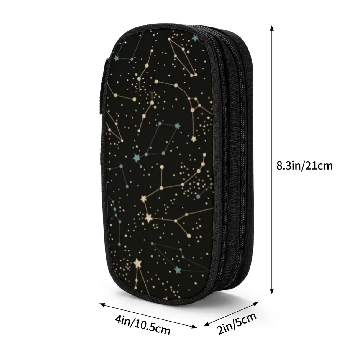 Constellation Star Clusters Galaxies Print Halloween Pencil Case for Gifts Pen Box Pencil Bag Stationery Supplies Pen Holder Bag