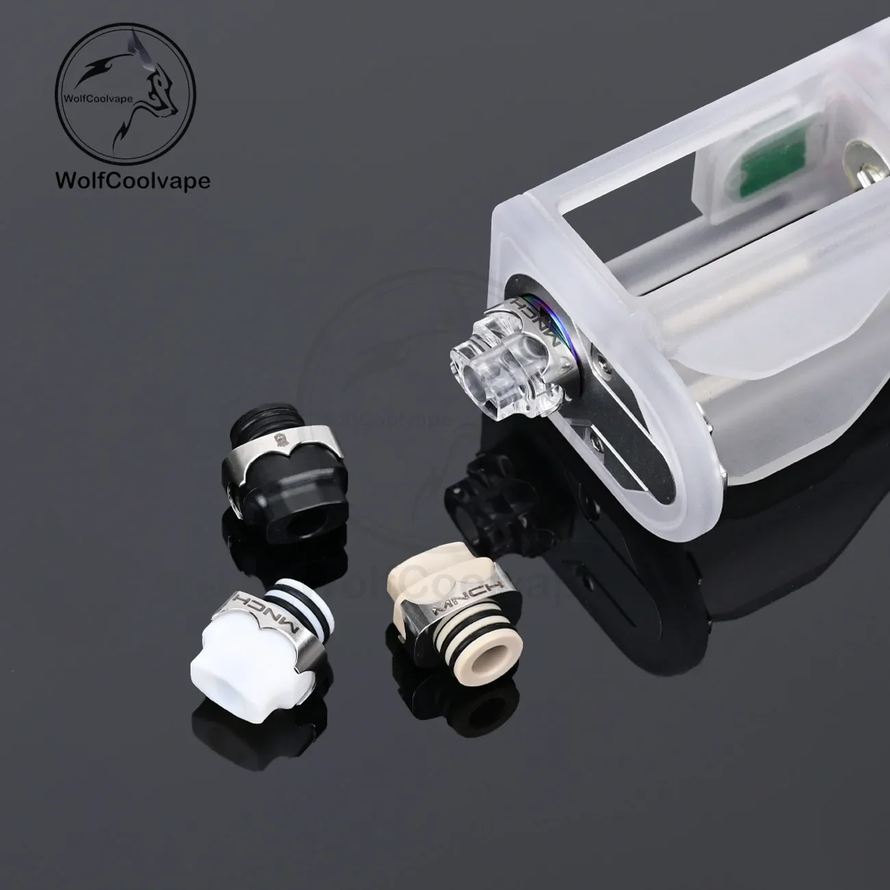 Wolfcoolvape Monarchy Itip 510 نمط بالتنقيط تلميح المعبرة صالح RDA RTA RDTA MTL البخاخة Vape خزان وزارة الدفاع ملحق