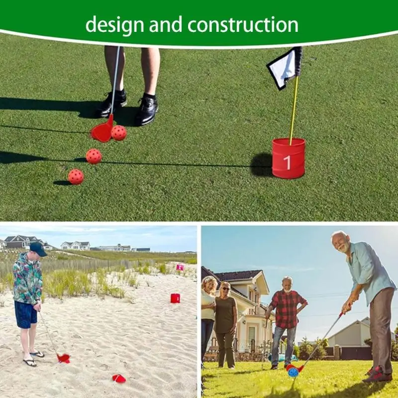 Einziehbarer Golf-Putter-Trainings-Golfschaft mit rutschfestem Links- und Rechtshänder-Putter, kleine Golfschläger für – Detail 9