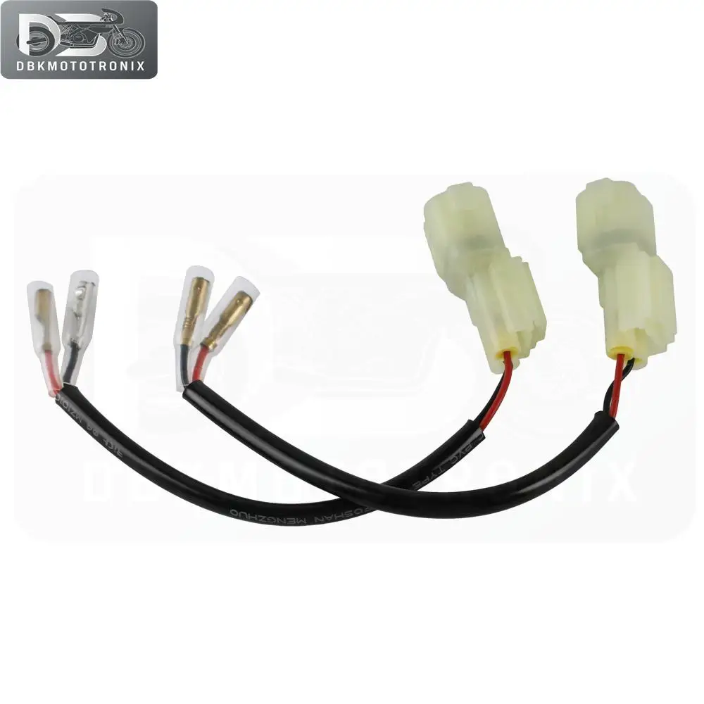 Motorcycle Front Rear Turn Signal Wiring Harness Connectors Adapter Plug Accessories Universal For Honda Light Connector