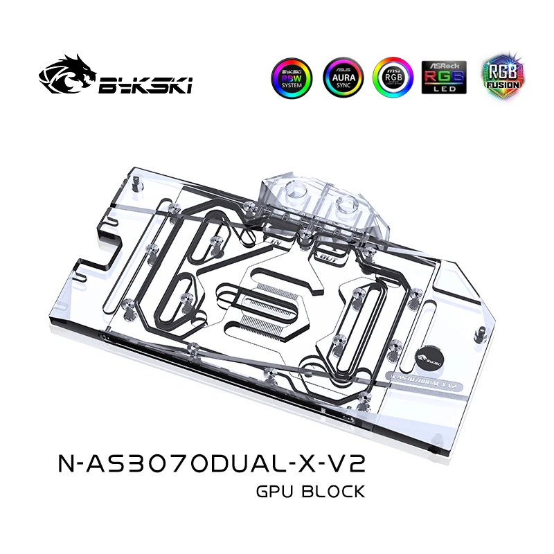パーツ BlankV Bykski GPU Block For ASUS DUAL TUF KO RTX 3070 3060Ti 3060