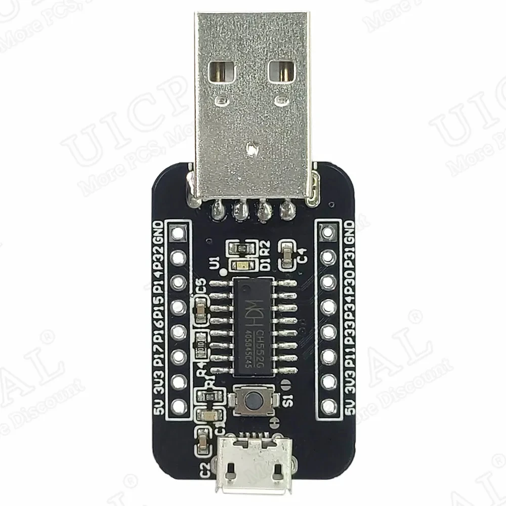 MINI Development Board Module 24MHz USB Microcontroller for Linux Windows MDK SCCC Micro USB CH552G CH554G