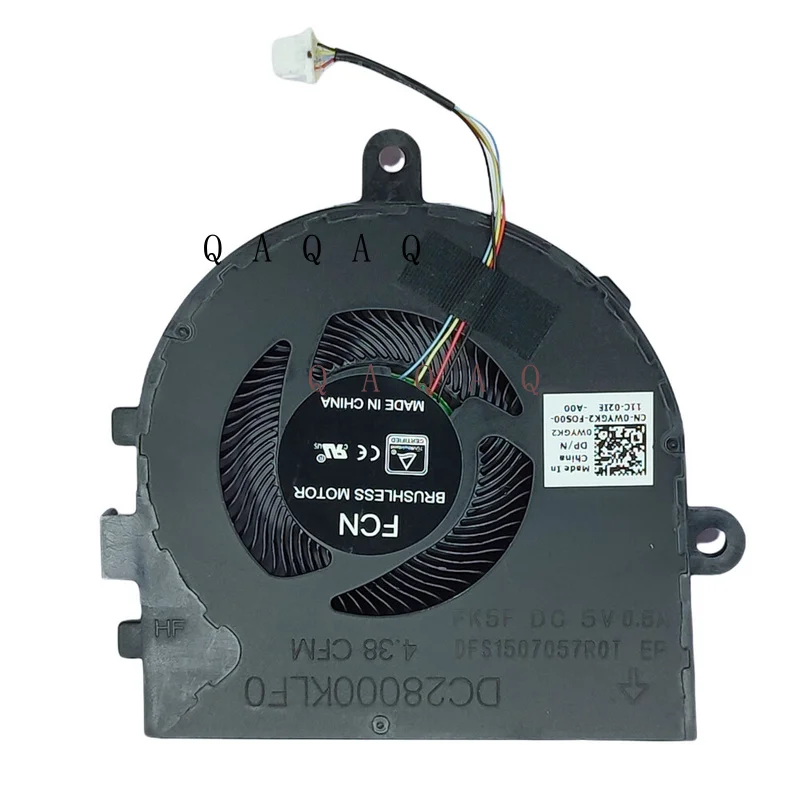

QA NEW Cooler Radiator CPU Cooling Fan for DELL Inspiron 14 3480 Insp