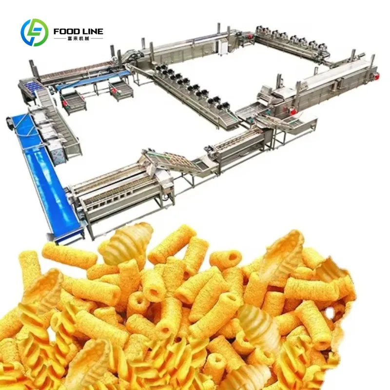 Industrial French Fries Production Line Quick Frozen Pre Fried Fresh Cut Potato Processing Machinery Custom
