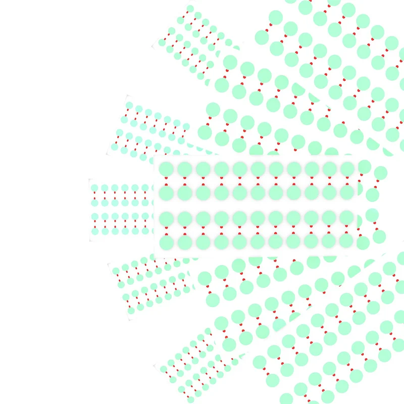 1000PCS/Pack 2UUL Phone Camera Protective Sticker Dust Proof Adhesive Tape Front Rear Infra-red Lattice Face ID For Phone