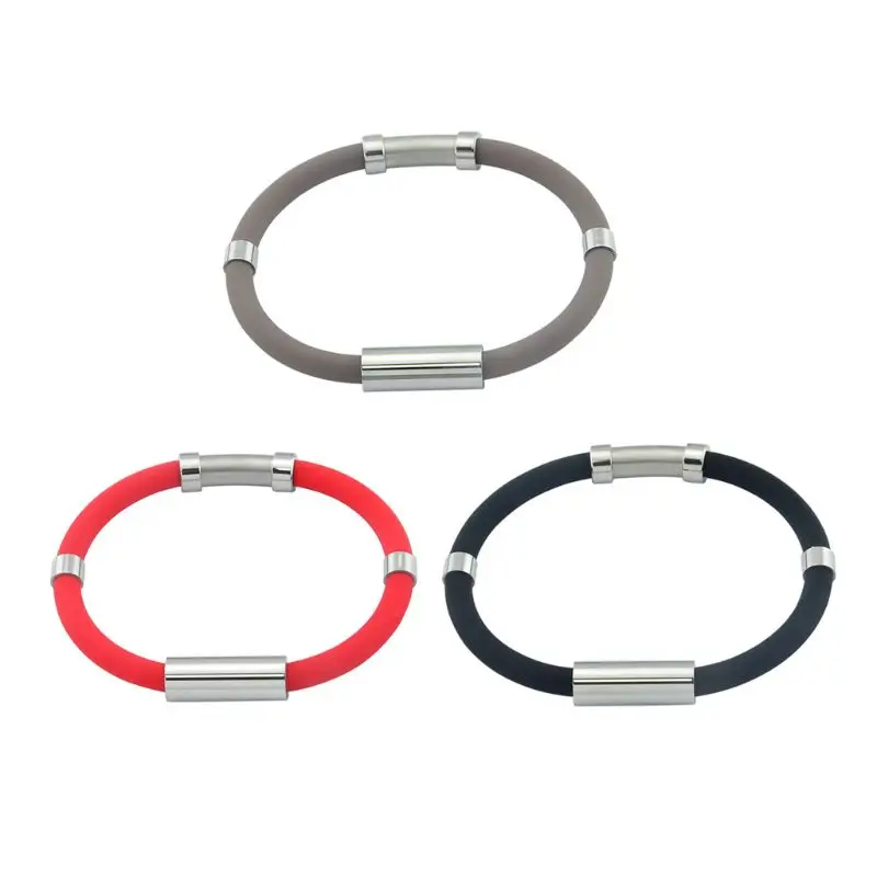 Niche Anti-Static Silicone Bracelet Eliminate Body Static Wristband Fashion Ornaments Gift for Boys Girls Women Men