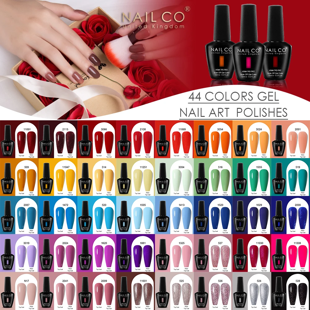 Nailco 15Ml Red Gel…