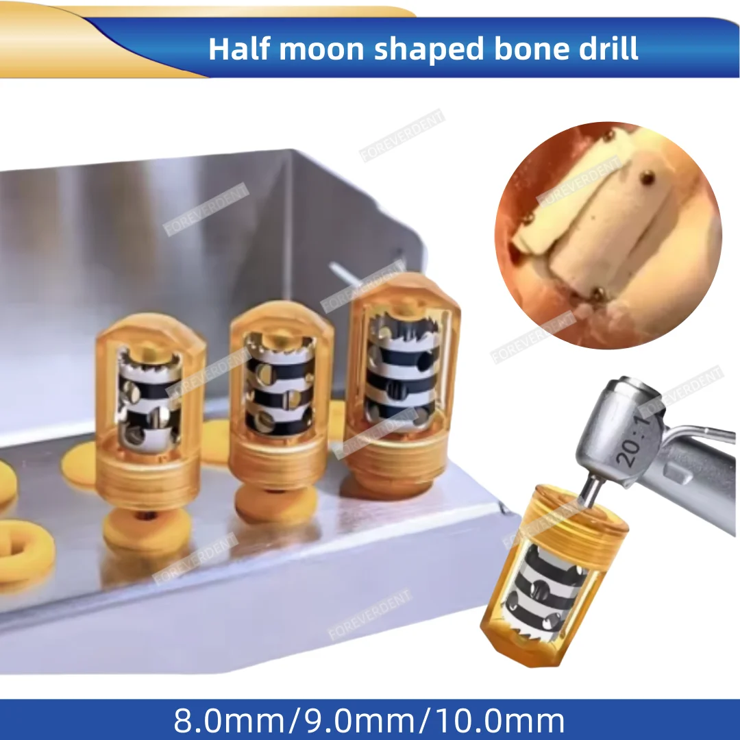 

Dental Implant SLT Half Moon Bone Drill Implant Ring Drill Used for Incremental Bone Implantation Surgery To Extract Flake Bone