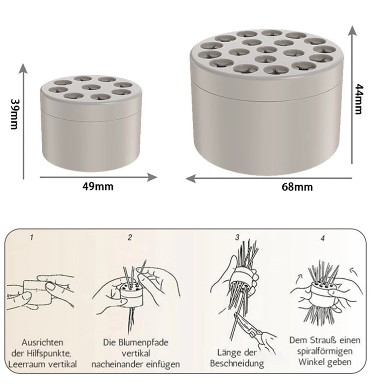 Спиральный Держатель для стеблей Ikebana, спиральный держатель для цветов, спиральный держатель для стеблей, спиральный держатель для ВАЗ, сделай сам, 2 шт.