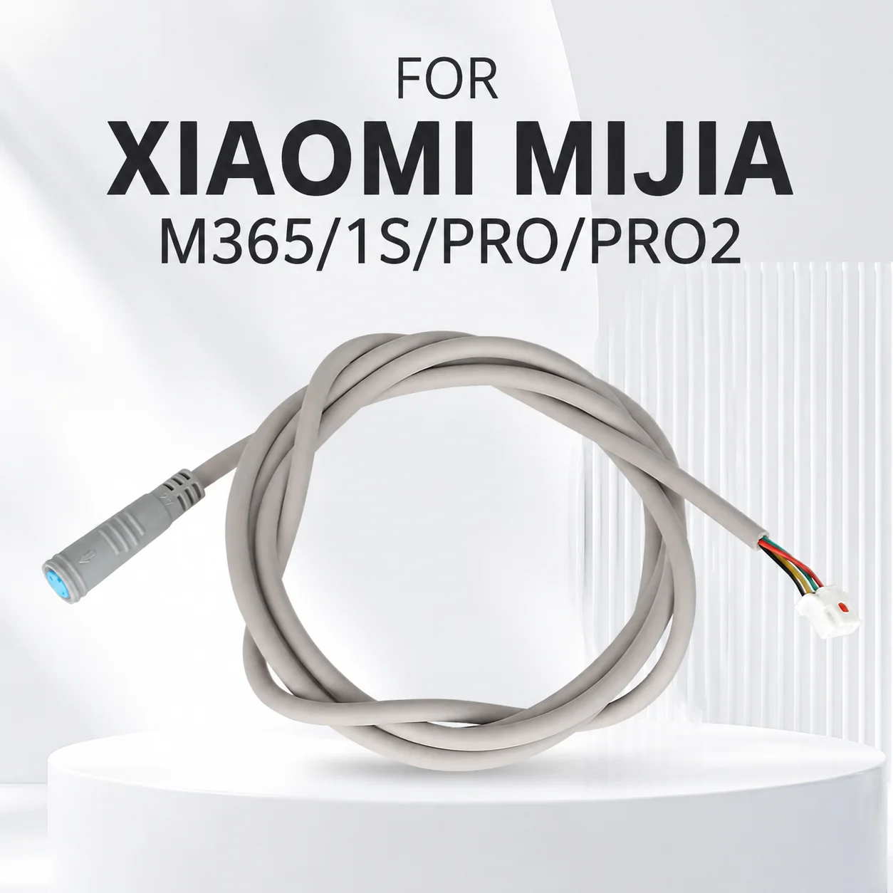 For Xiaomi Mijia M365 1S Pro Pro2 Electric Scooter White Main Control Data Bus Cable Dashboard to Controller Communication Wire