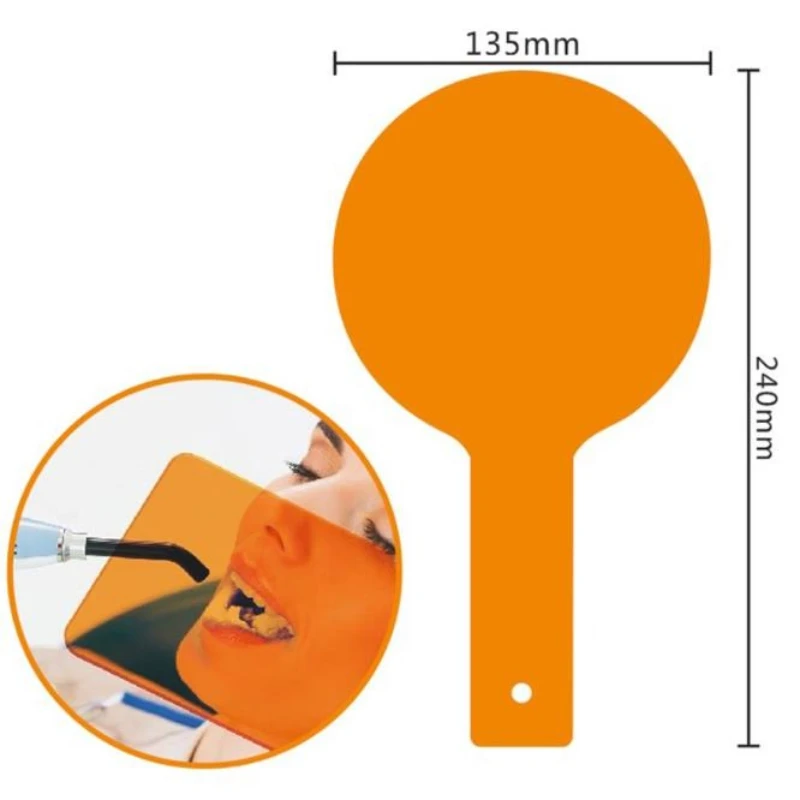 11Pcs Handheld Dental Shield Plate Eye Protector Curing Light Shield Protective Plate Board Lamp Filter Dentist Clinic Tool