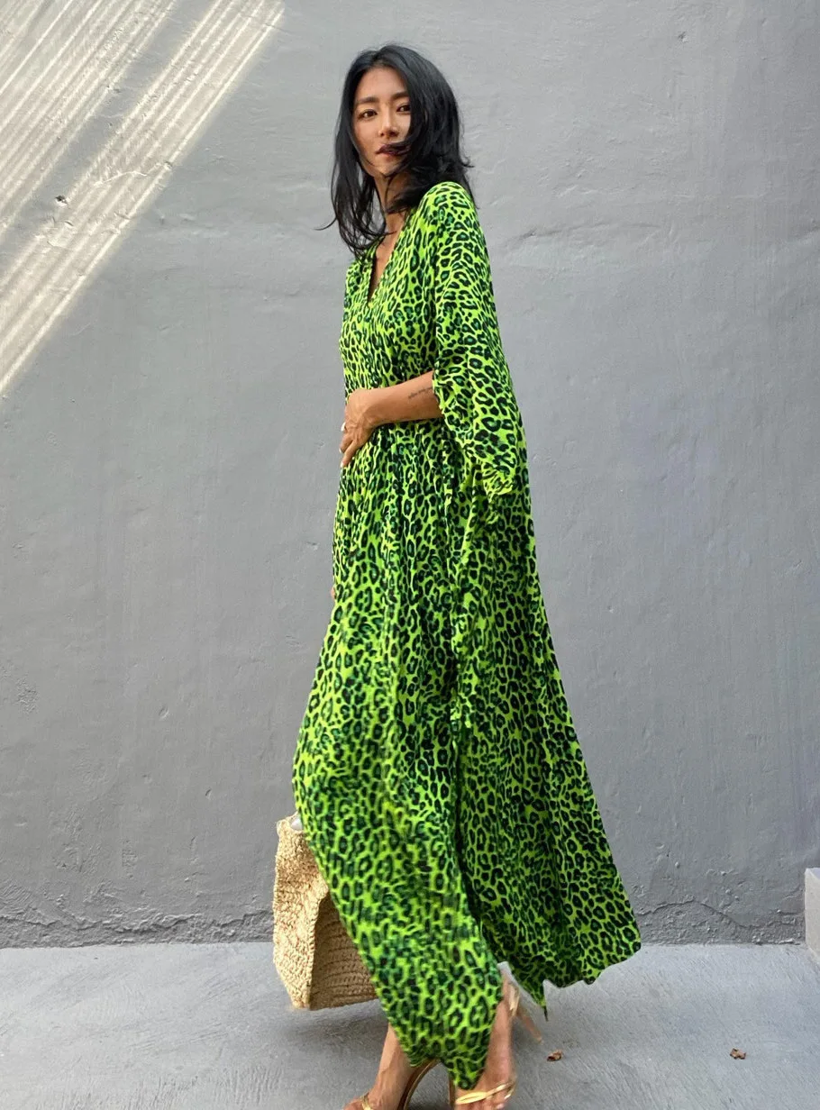 ชุดคลุมชายหาดฤดูร้อนสำหรับผู้หญิง - ชุดเดรสชายหาดทรงหลวมสำหรับใส่ไปรีสอร์ท เหมาะสำหรับใส่กับชุดบิกินี่และชุดว่ายน้ำ