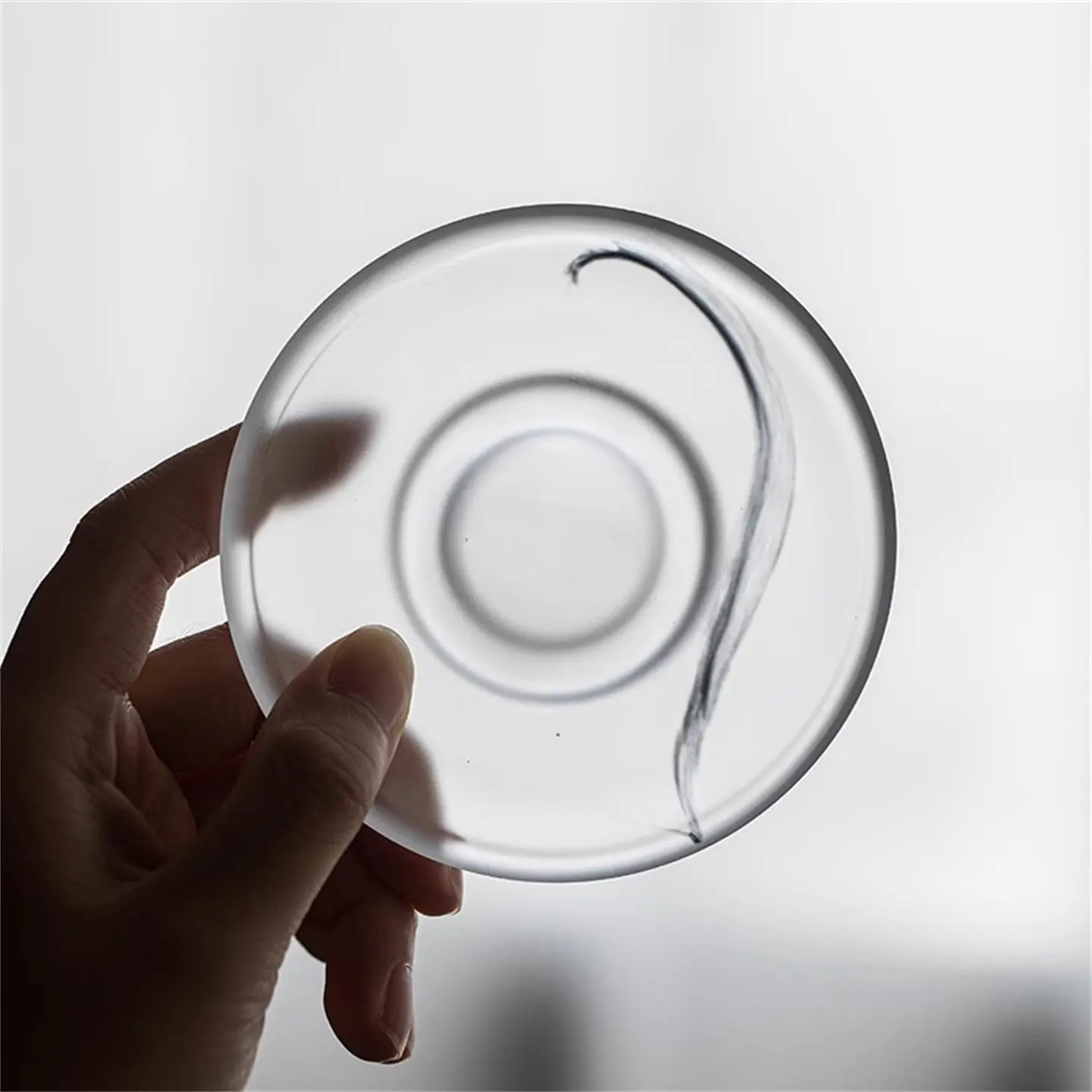

CX glazed coaster, tea tray, small tea saucer, household Chinese simple anti-scalding and heat insulation pad