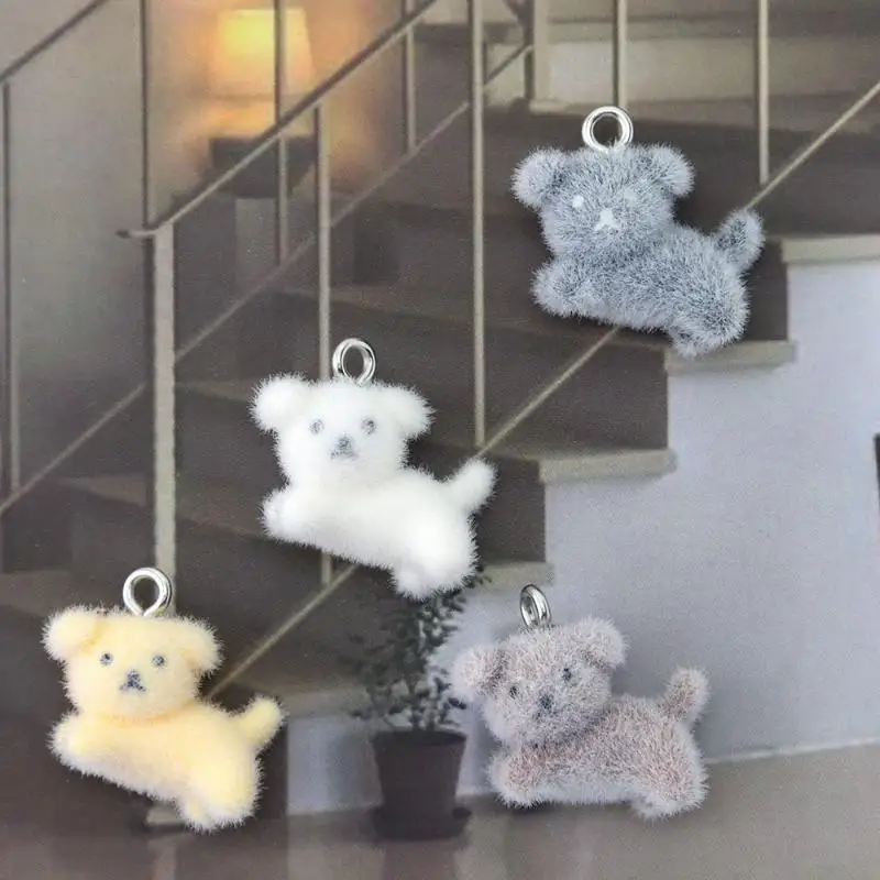 خمسة سحرية صغيرة رائعة للكلاب المتدفقة، مثالية لسلسلة المفاتيح أو القلادة DIY