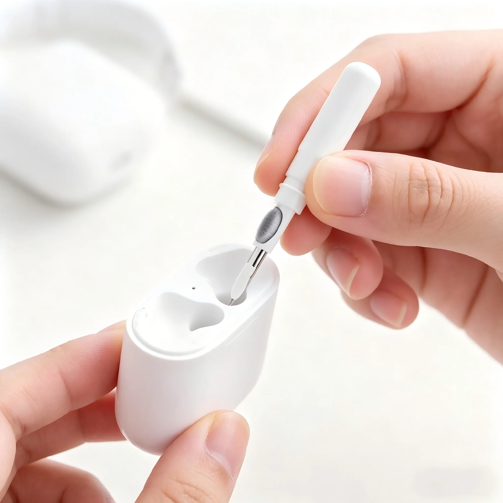5Pcs Portable 3 In 1 Tech Cleaning Brush Multi Use Cleaner For Wireless Earbuds Bluetooth Headphones Camera Lens Keyboard Laptop Mobile Phone Screen Devices
