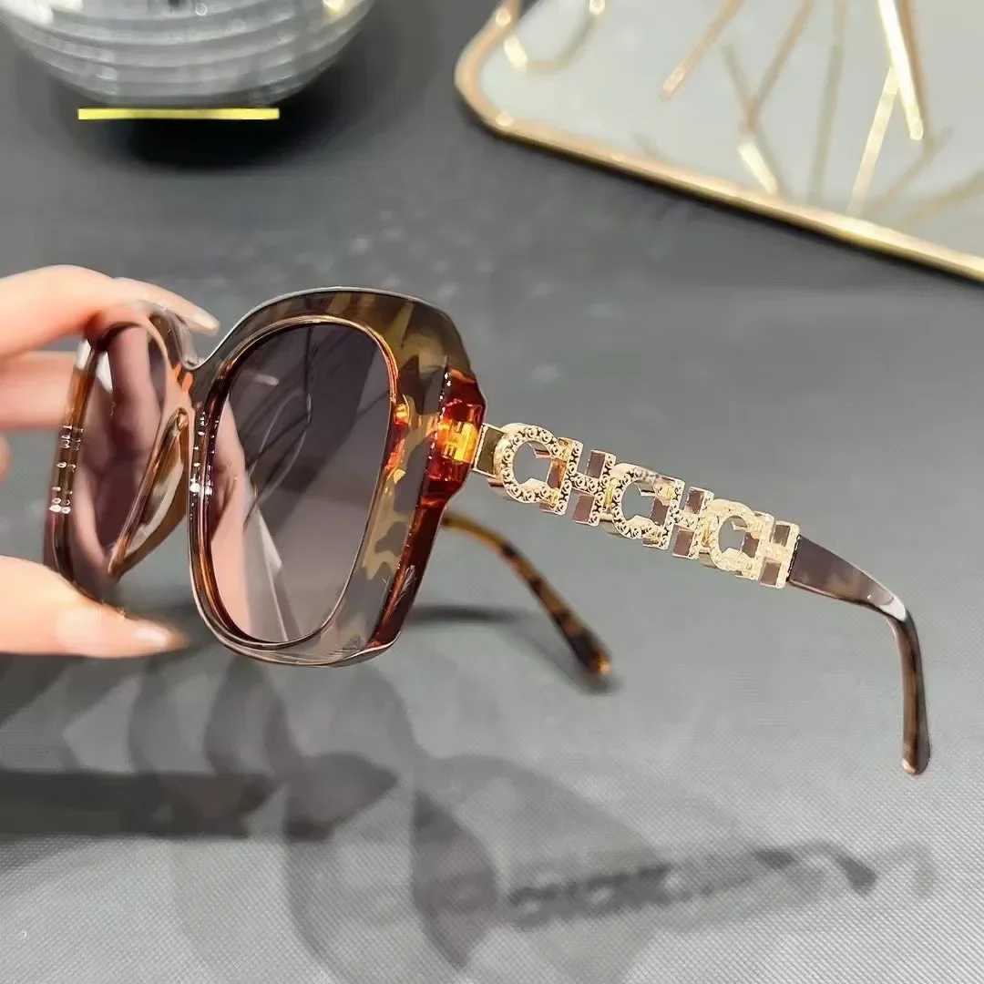 Gafas de sol polarizadas de lujo ligeras para mujer, gafas de protección solar de moda al aire libre para hombres