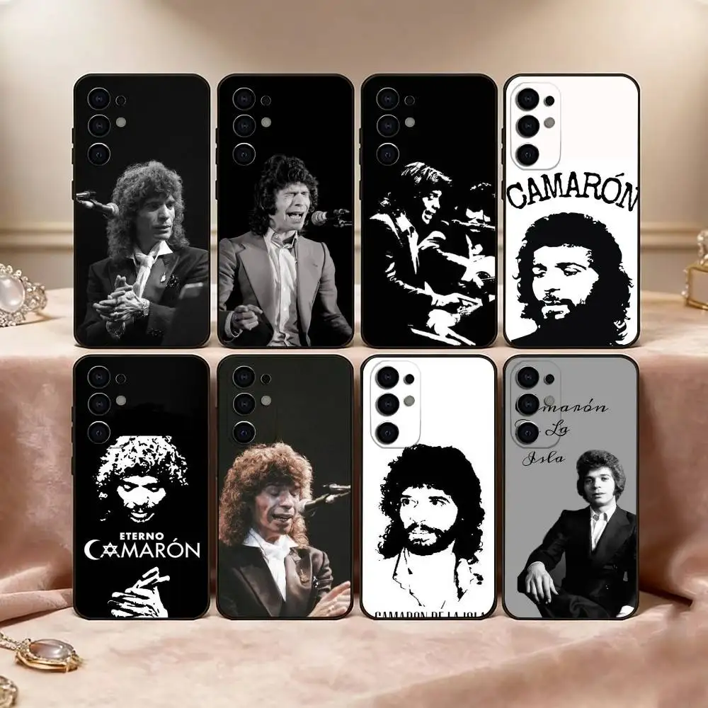 Singer Camaron D-De L-La I-Isla Phone Case For Samsung S25,S24,S21,S22,S23,S30,Ultra,S20,Plus,Fe,Lite,Note,10,Black Cover