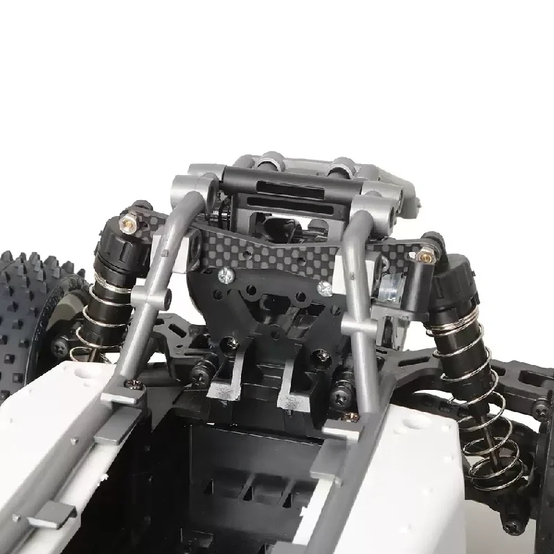 Acessório de metal tamiya denki 1/10 lutador nxgen dt04 58741 carro de controle remoto peças de suporte amortecedor de fibra de carbono