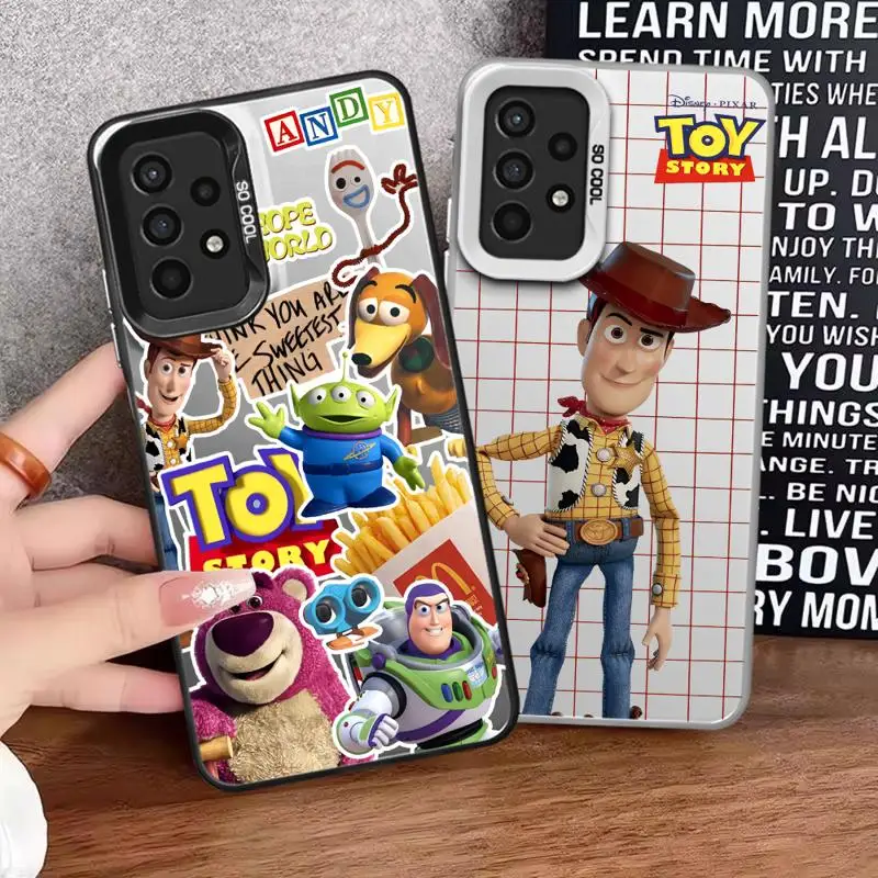 Disney Toy Story Buzz Woody phone cases for Samsung Galaxy A34 A23 A15 4G A35 A52 A54 5G A32 A13 A55 A33 funda Back Shell Cover