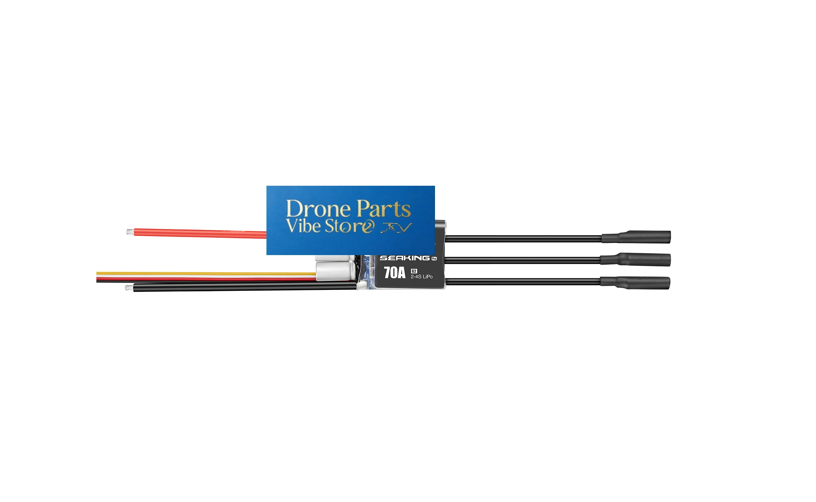DronePHobbywing Seaking PRO 70A G2 Sensorless Brushless ESC 2-4S Lipo Applications Mini Mono/Mini ECO/Mini Hydro Competition RC