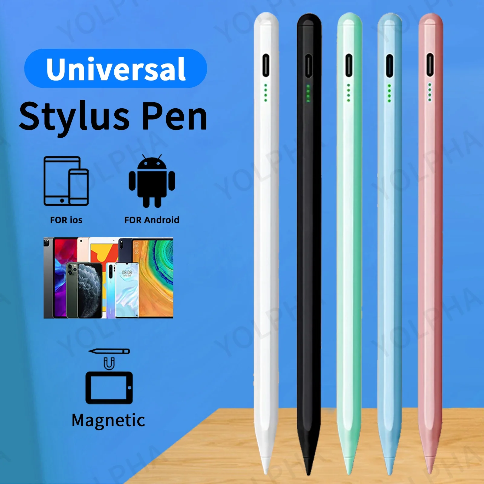 

Universal Stylus Pen for Android IOS Touch Screen Capacitive Pen for iPad for Apple Pencil Drawing Pen For Huawei Xiaomi Phone