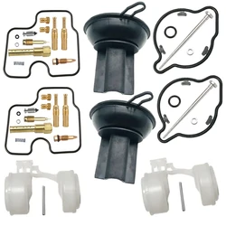 for honda CB500 PC32 1996-2003 CB 500S PC 32 Motorcycle carburetor repair kit Fuel system float plunger diaphragm