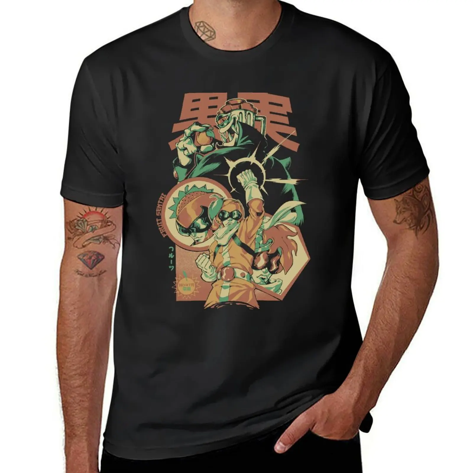 

Fruit Sentai T-Shirt Blouse sports fans aesthetic clothes mens tall t shirts