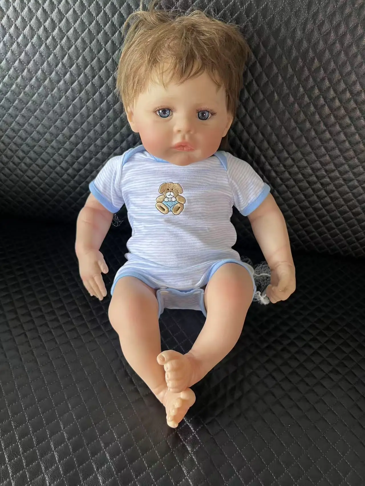 45CM Reborn bébé poupée prairie réaliste plusieurs couches peau 3D avec des veines visibles haute qualité Muñecas Bonecas Bebe Reborn poupées