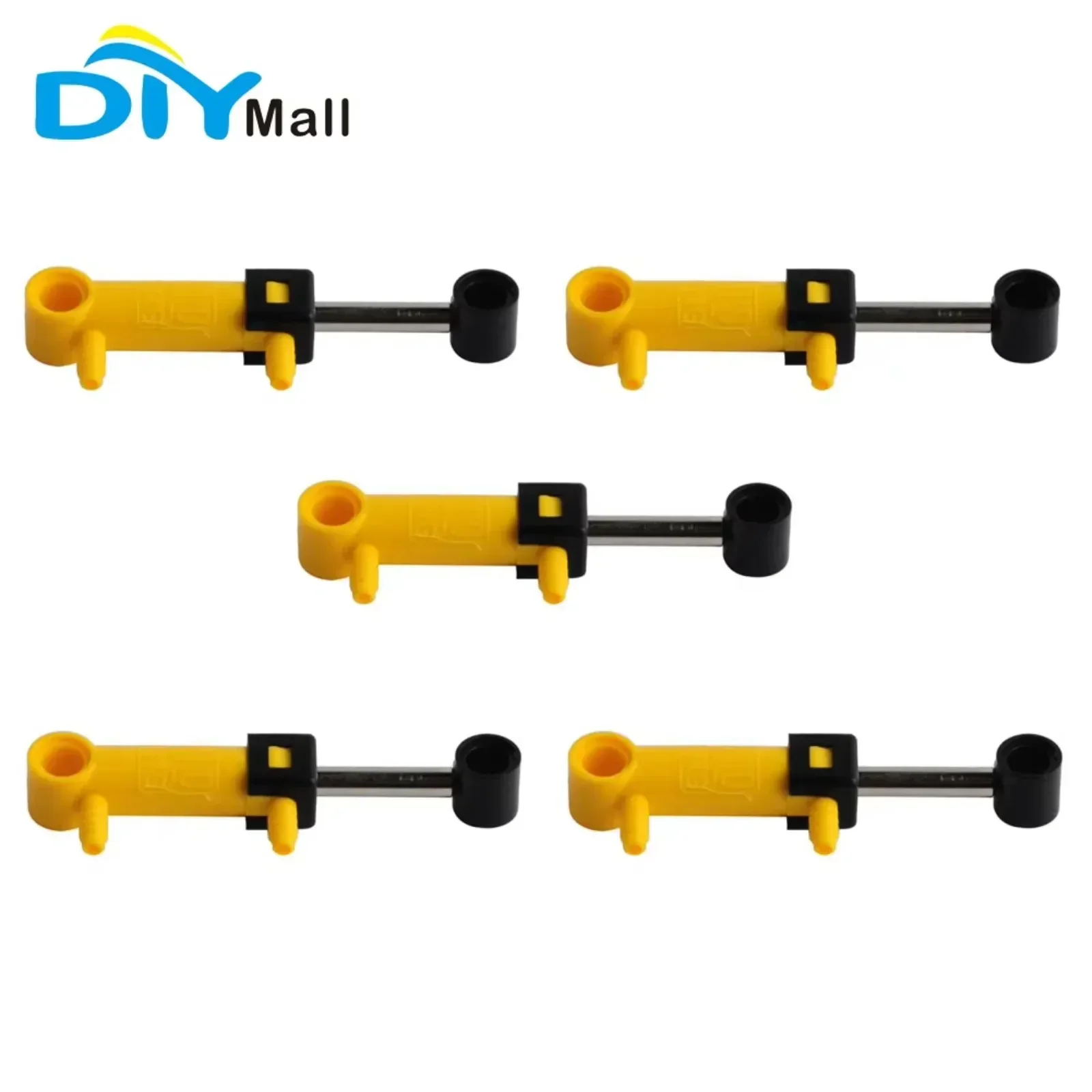 5Pcs Mould King 1*5 V2 Cylinder Pneumatic Push Rod 19475 for Truck 42043 42009 MOC Technical Building Blocks Bricks