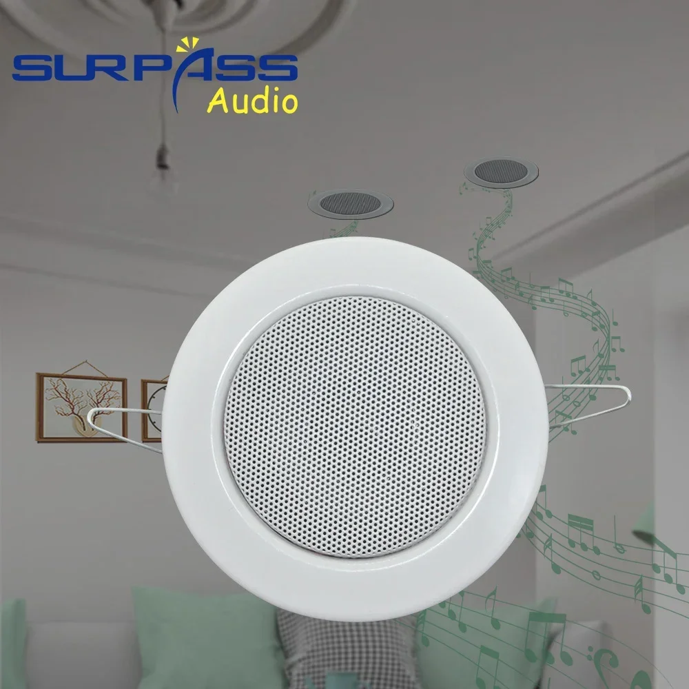 Mini Ceiling Speaker 3inch Roof 3-6W Passive Speakers Horn PA System For Home Background Music Cinema Theater Player